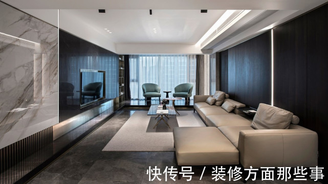 卫生间|121平将现代轻奢贯彻始末，将每一寸空间发挥到极致