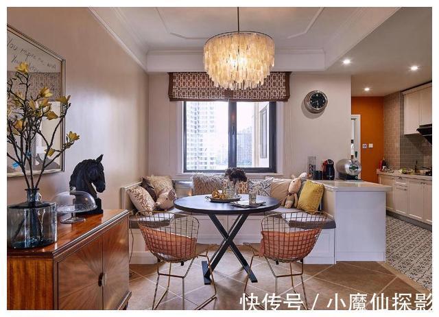 拼花砖|她家的美式风格太漂亮了,130㎡,高级感十足,堪比时尚家居博主!