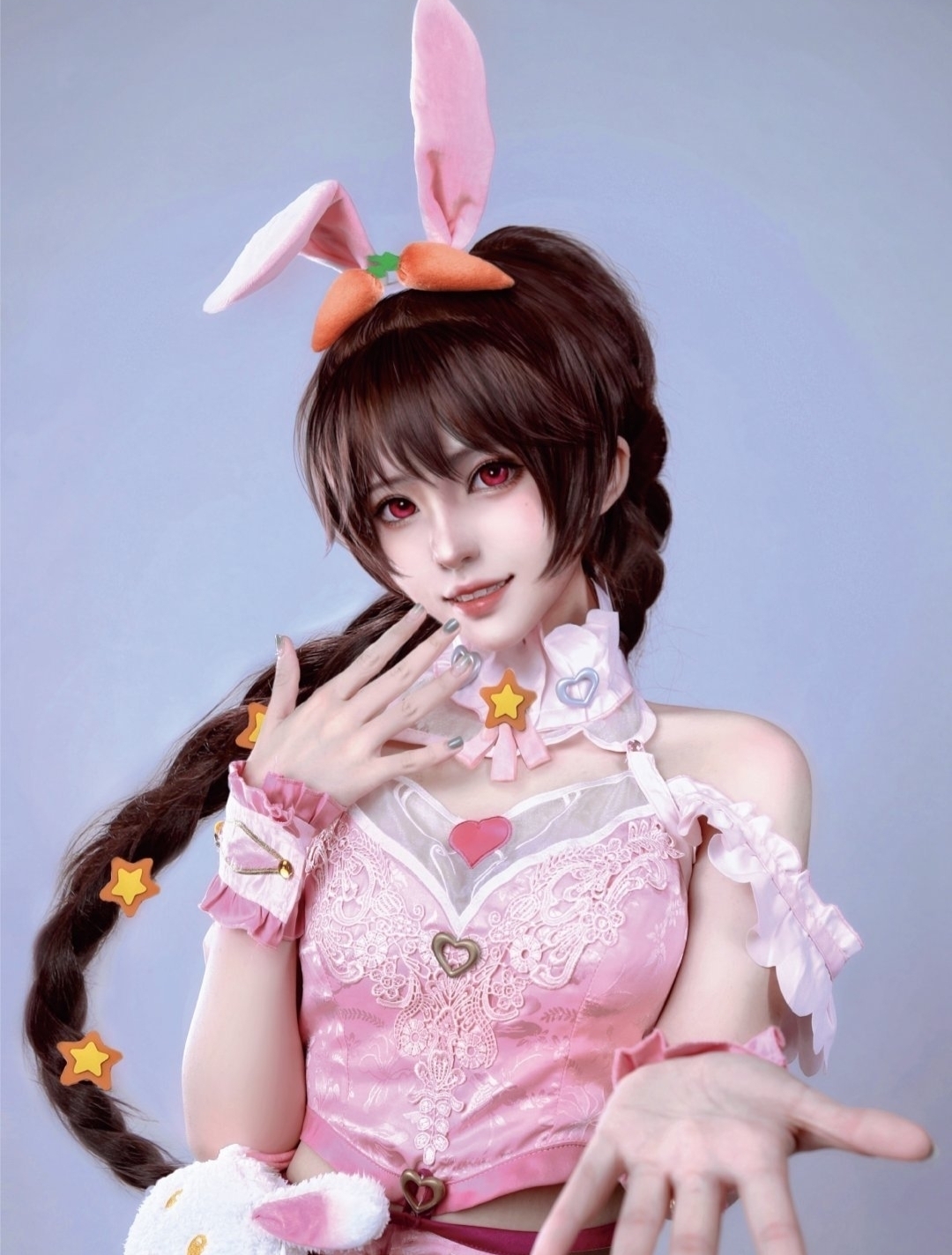 cospl小萝莉cos幼年小舞,还原度堪比动画建模,这也太可爱了