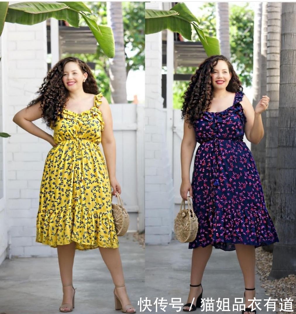 露肤|160斤的大码博主,4条法则教你“瘦身穿搭”,穿衣楷模名不虚传