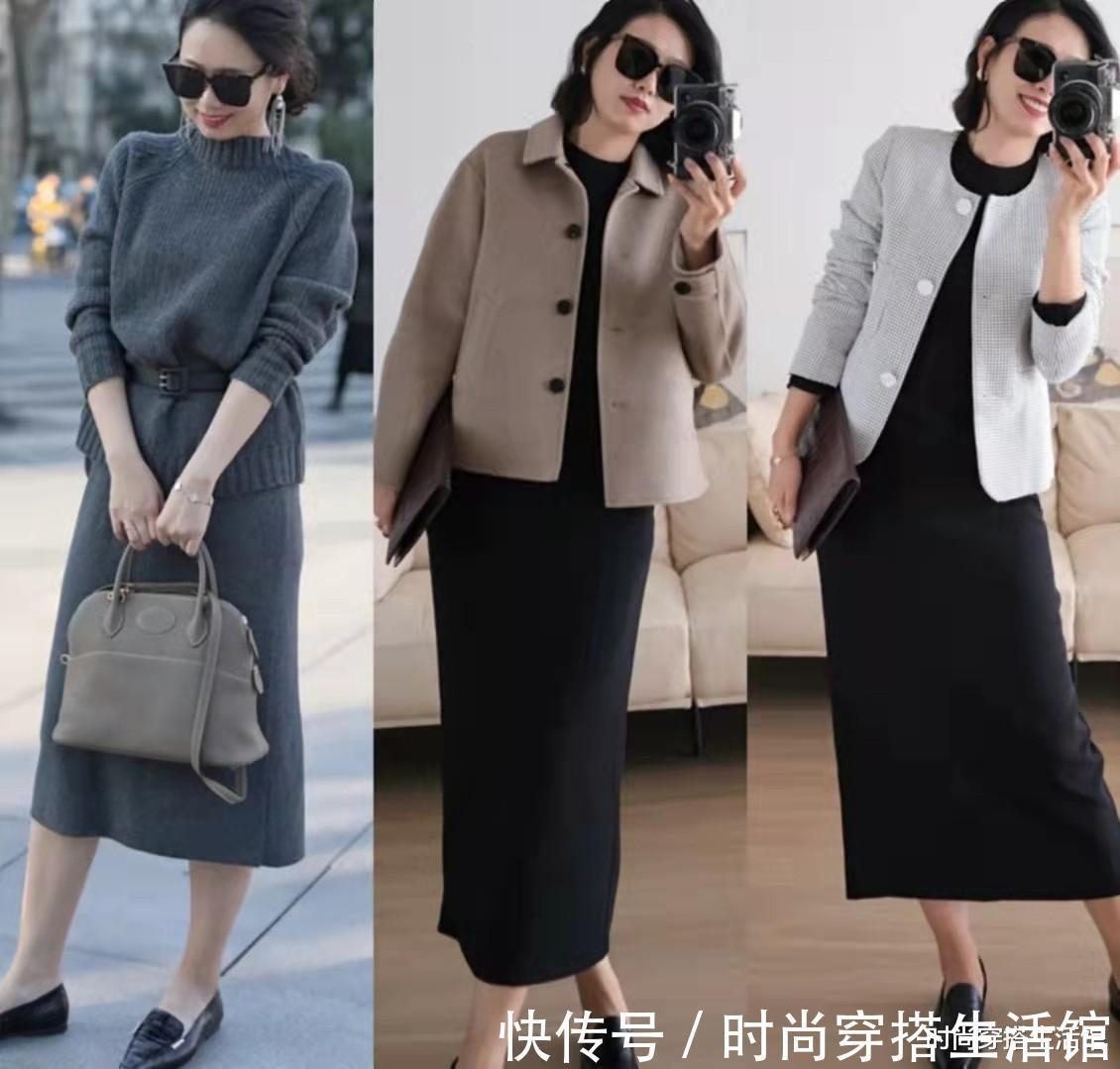 针织衫|天冷了,这才是真正适合小个子的冬季穿搭,不装嫩也不老气,真美