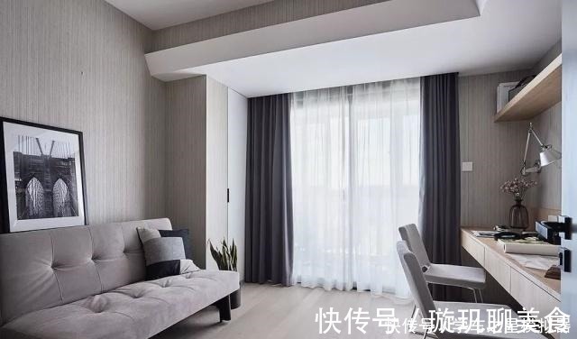 次卧|一样的80㎡,他家装修出的效果为什么这么宽敞,超大客厅真棒!