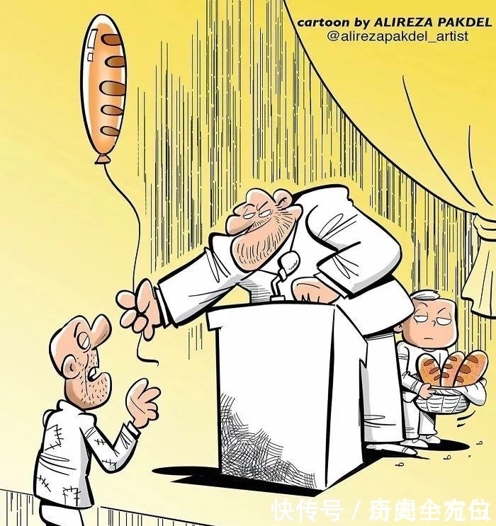 人性|17幅描绘人性的插画,赤裸裸的现实,刺痛我们的神经