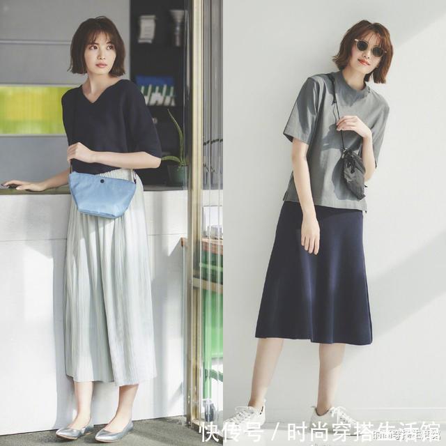 纯色|穿来穿去还是“T恤”更时髦，?这些实用搭配技巧，穿出优雅女人味