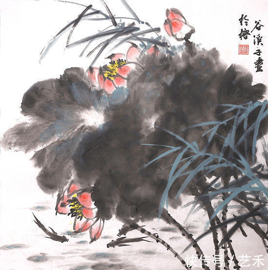 双眼!画家吴东升——博采众长,自备一格只为那朵莲