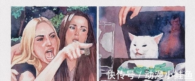 本以为只是一张魔性表情包,结果衍生出这么多动漫版本