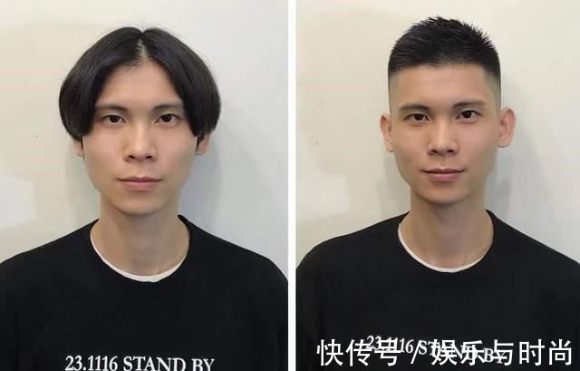 烫发 男生剪对发型很重要,试试清爽的短发,剪完比刘海发型帅多了!