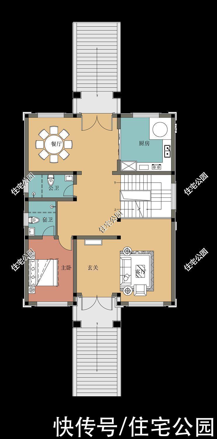 建筑面积|谁说农村建房不能盖4层？10套4层别墅推荐，第3套漂亮到没话说