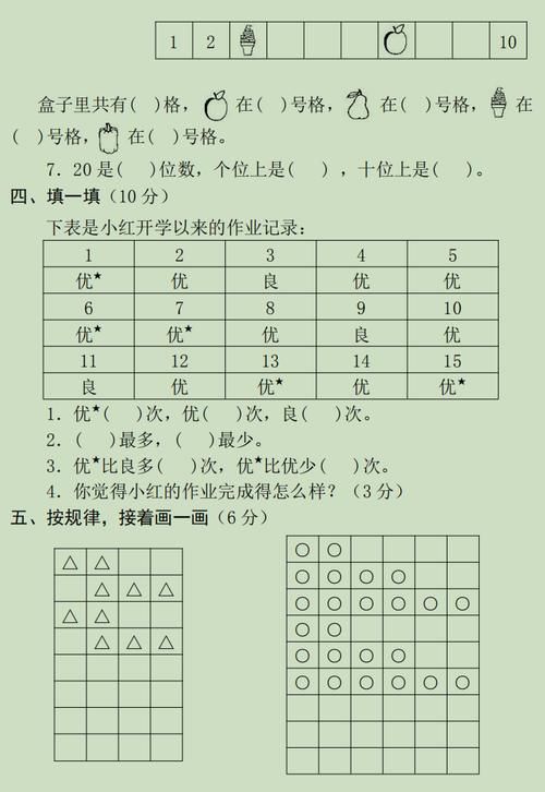 及格|一年级数学期中考试想要满分，这几类题若不会做，及格都难