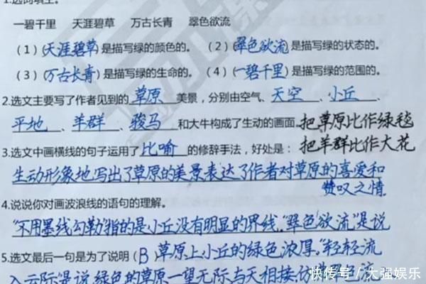 硬笔书法！六年级学霸的预习笔记真惊艳，书写堪比“教科书”，老师羡慕不已