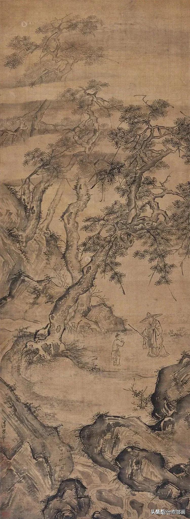 范曾&多位画家笔下的《松下问童子》，你最喜欢哪一幅？