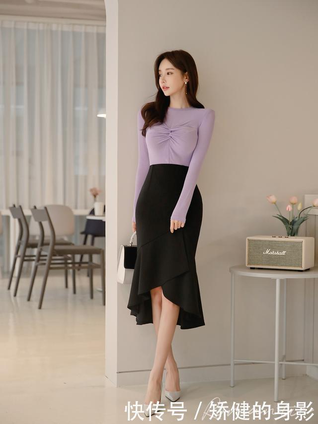 女神孙允珠时尚穿搭气质裙装,优雅洒脱