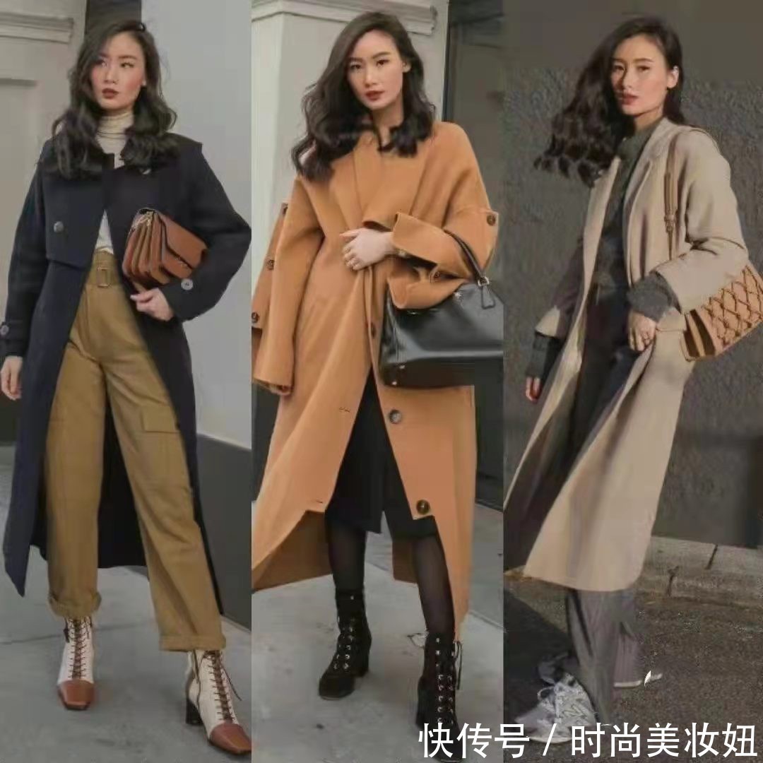 紧身裤 这是我见过最实用的大衣穿搭,高级时髦还保暖,建议收藏