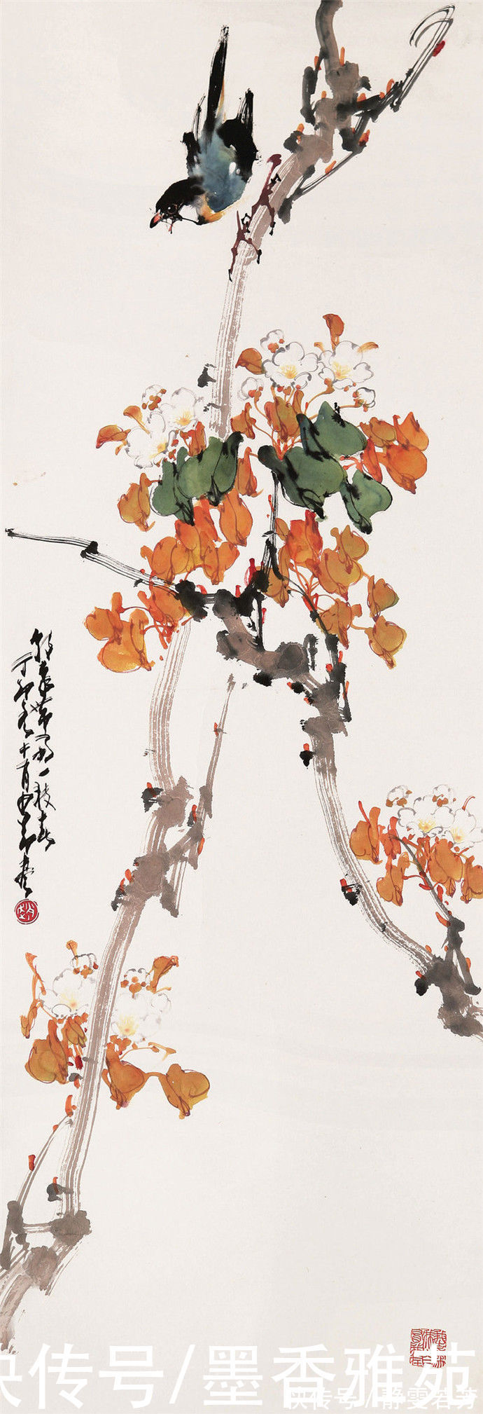 赵少昂!岭南画派大师赵少昂精品花鸟画作品欣赏