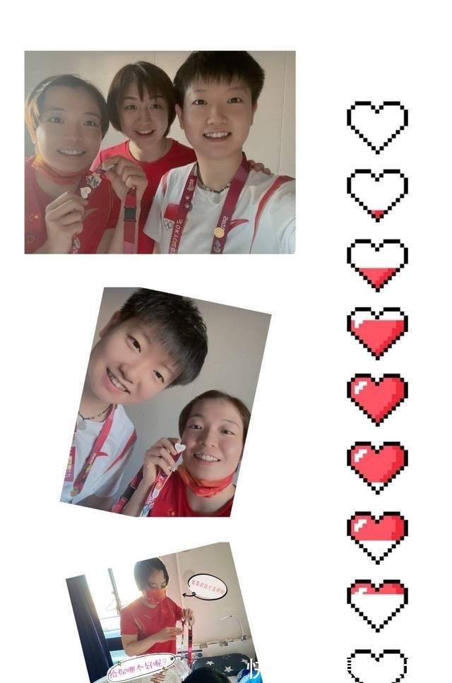 乒乓球|中国体育两大网红新年亲密互动,搭档“吃醋”莎莎:你把我删了吧