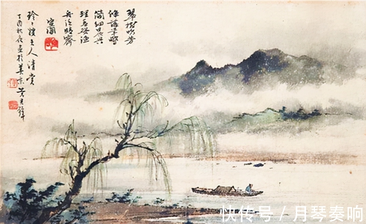 心意@“野水千年在,闲花一夕空”,短短四句20字,道出诗人隐退的心意