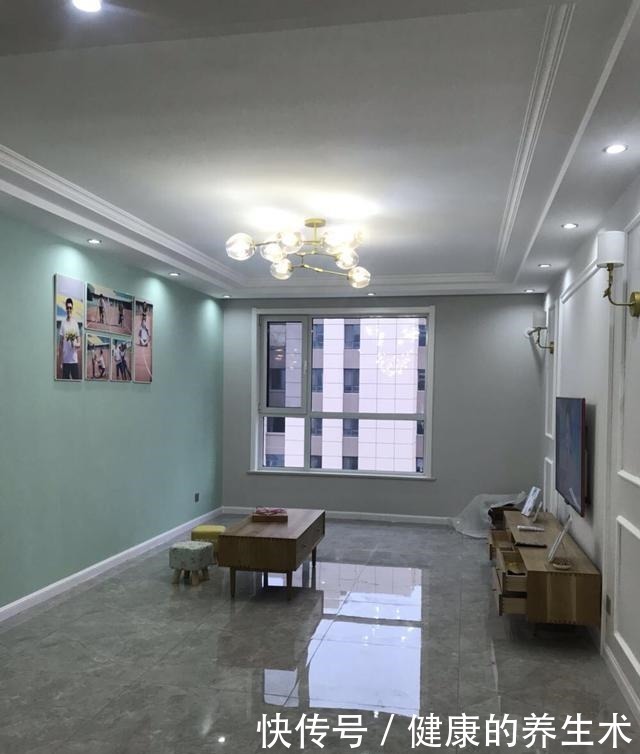 电视墙|新房完工，进门就被玄关吊顶给美到了，真漂亮，不过电视墙也不错！