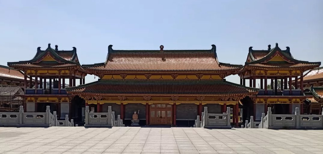  聊城市|聊城市护国隆兴寺复建中轴线殿堂建筑启用暨2021新年祈福法会