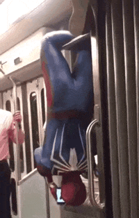 |搞笑GIF:今天太倒霉了,大清早的被一只狗欺负了!