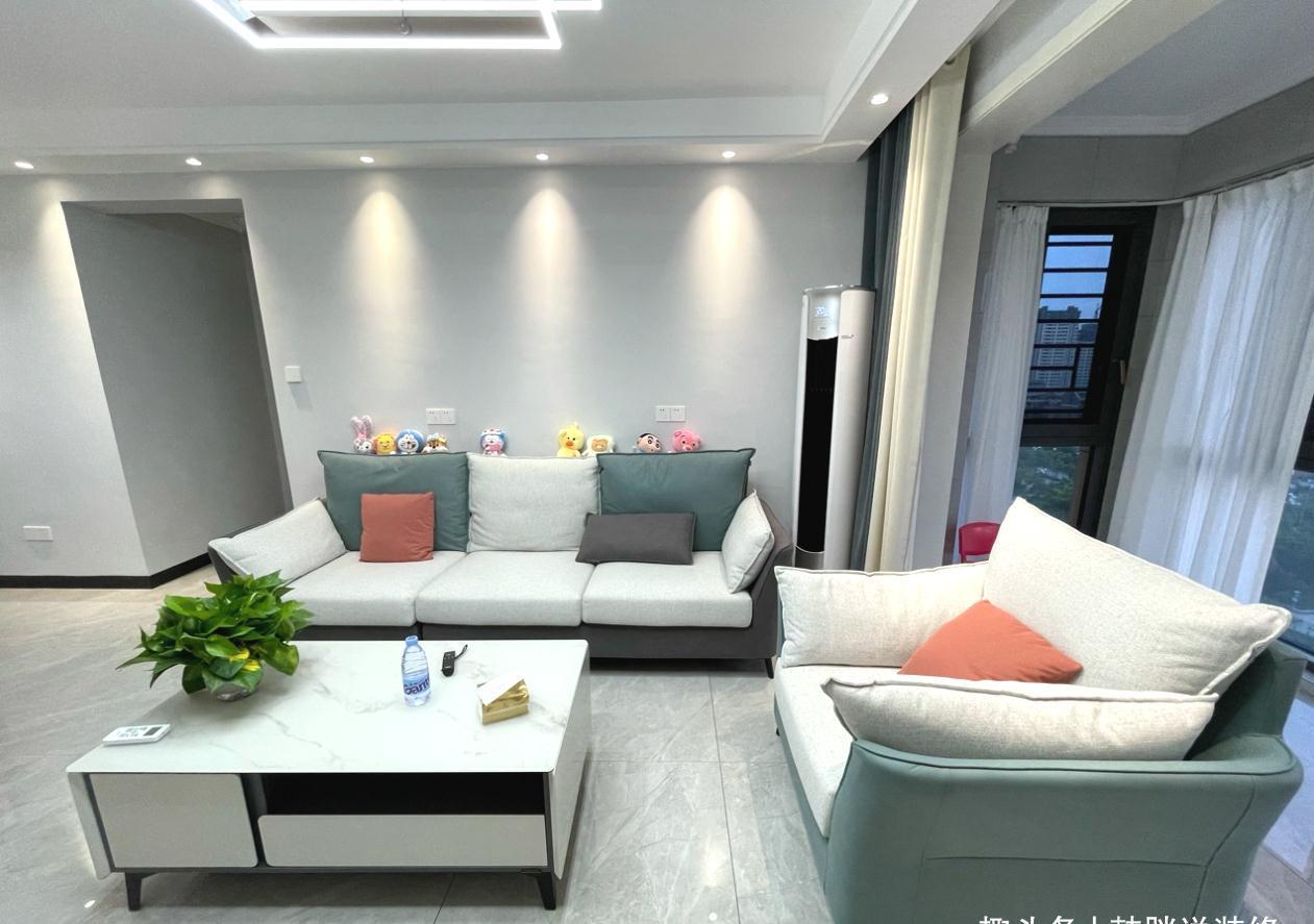 主卧室|120㎡简约新房，软硬装+家具电器共18万，无玄关照样时尚又大气