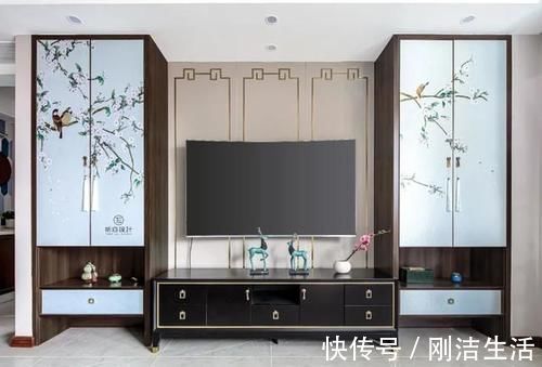 花鸟|为了孝敬父母,他买下140㎡新家,全屋中式风,入户后太美了!