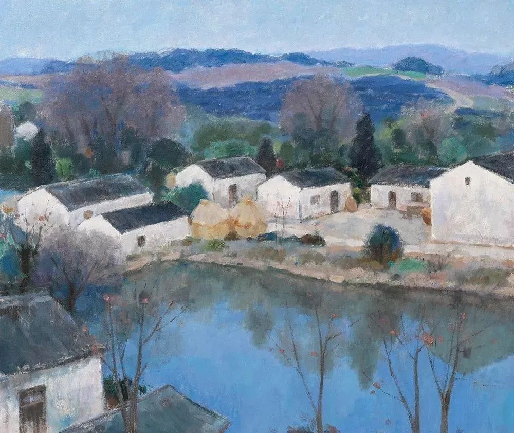 高级色彩,沈行工独特的诗意性油画