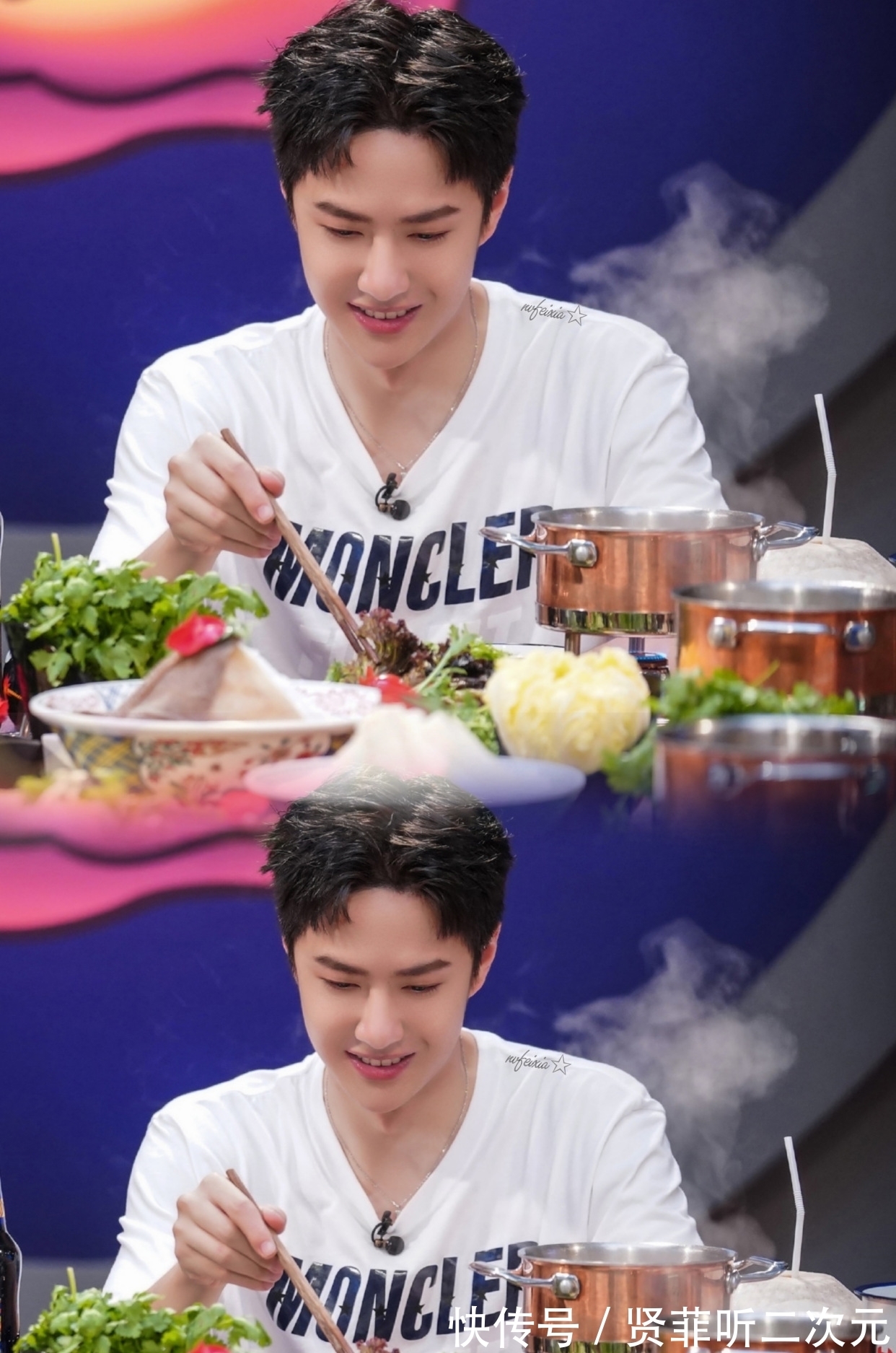 张艺兴|王一博在这就是街舞中吃火锅可可爱爱