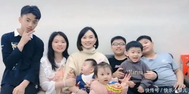 孩子|女子13年生7个娃,为传承丈夫“好基因”,看完照片:不过如此