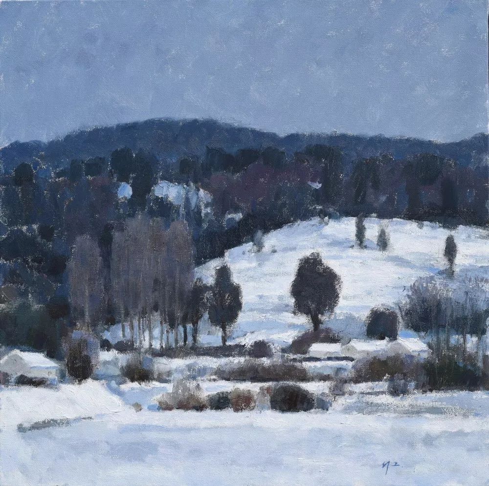 高级色彩,沈行工独特的诗意性油画