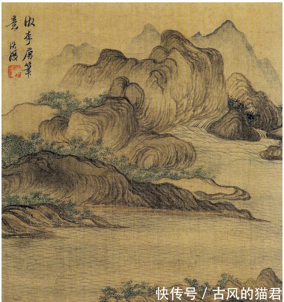 花鸟&陈洪绶的山水画、花鸟画也是当家绝活，与人物画比较，毫无逊色！