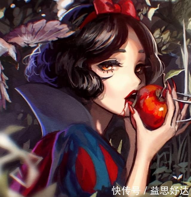 艾莎|当迪士尼公主换一种画风，艾莎是最美的那个，爱丽儿公主温婉如玉