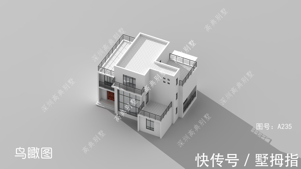 乡村|时尚的现代乡村别墅,美观新颖,通风采光极好。