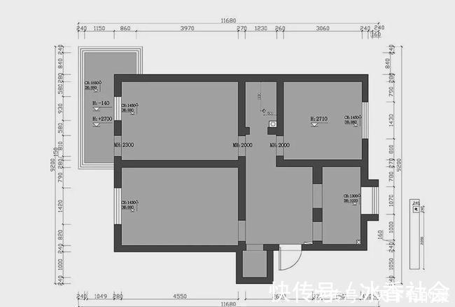 脱胎换骨|80㎡老破旧学区房，脱胎换骨式逆袭改造，空间立马大了一倍！