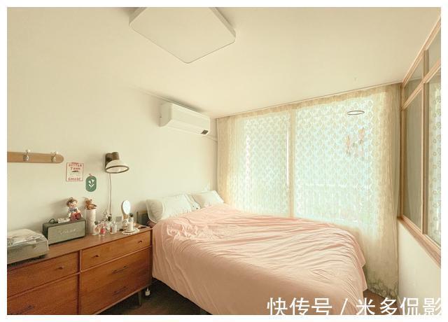 三口之家|120㎡复古风,胡桃木+白的配色干净又养眼,三口之家的简单生活!