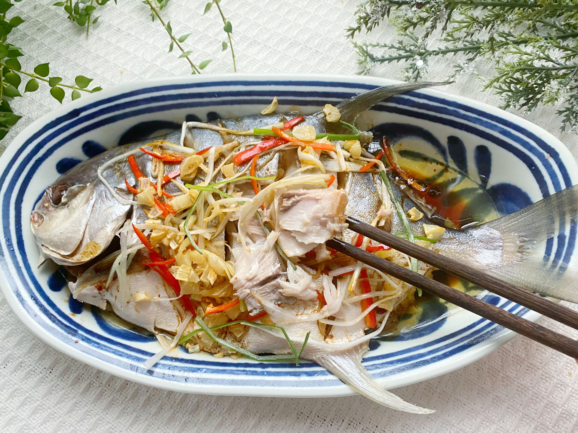  红烧|天冷了孩子迷上吃鱼，不腌渍不红烧，上锅蒸一蒸，美味健康不上火