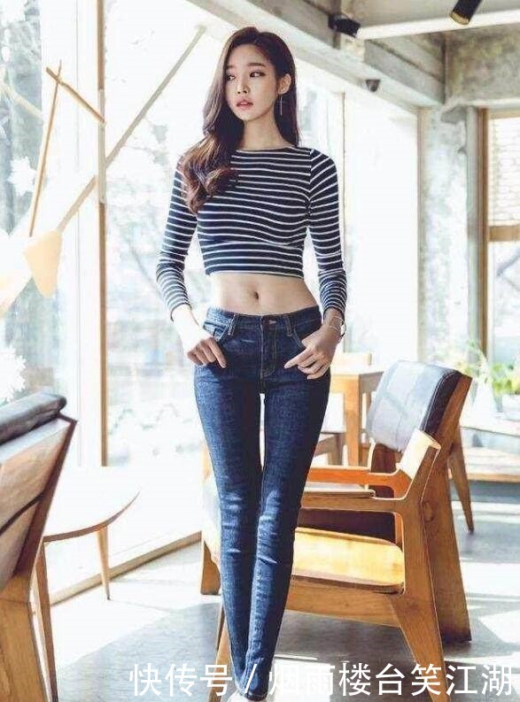 塑造|清纯漂亮的牛仔裤美女,塑造完美身形,焕发时尚的光彩!