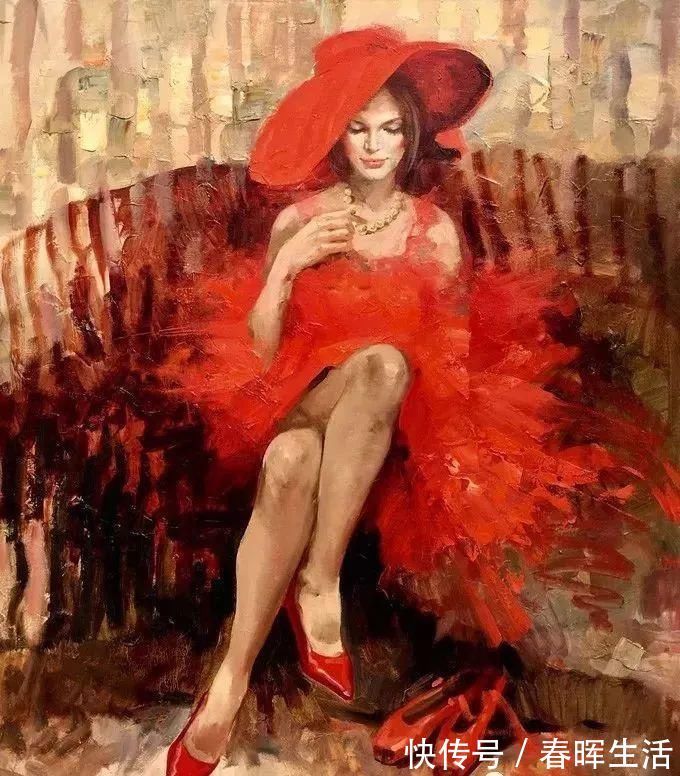 脱俗|她的油画有一种惊艳脱俗的美，乌克兰天才女画家艾琳·谢里