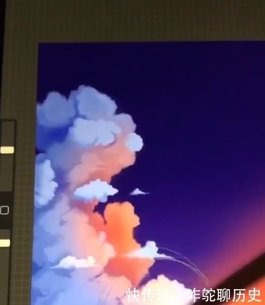 简笔画|美术生放大招了,扔掉画板用平板,以为是青铜,效果已超越王者