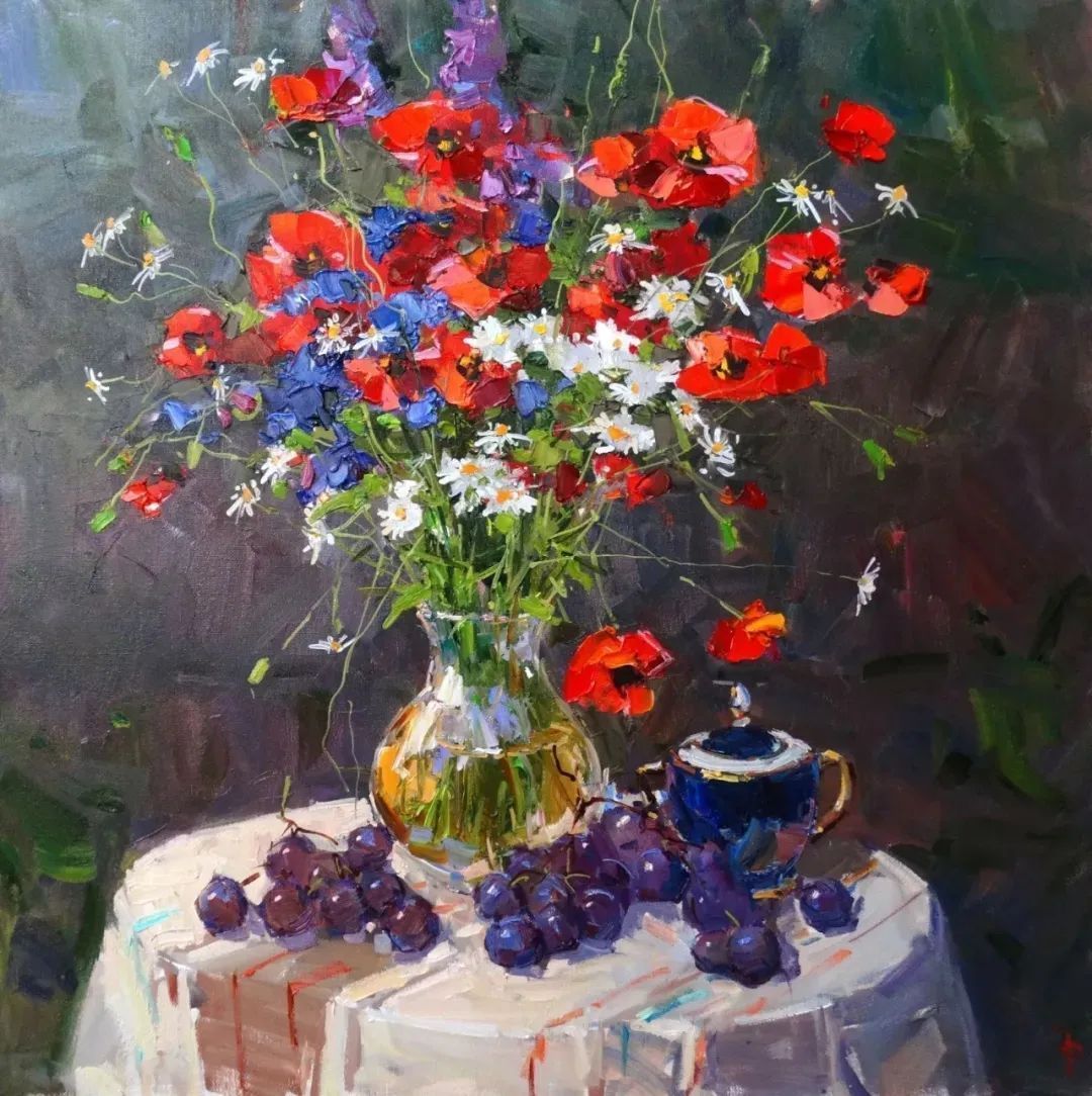 露台&不起眼的房子、简单的露台、普通的小路 他都画得如此出彩！