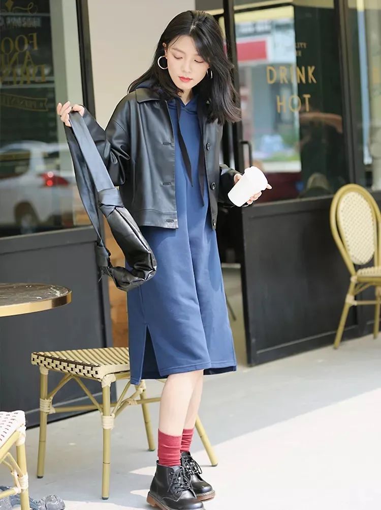 韩国小姐|小个子“不穿裤子”最显高！早秋流行这样穿，好看又时髦