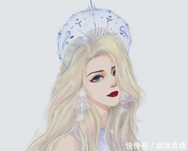 公主|当迪士尼公主成女王别低头,皇冠会掉艾莎的皇冠美轮美奂