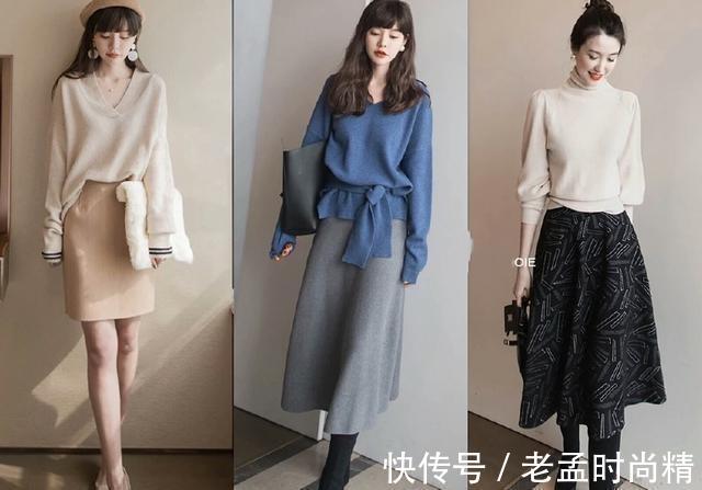 大衣|38套女性冬季日常穿搭,大衣搭配针织衫,保暖舒适又减龄,美呆了