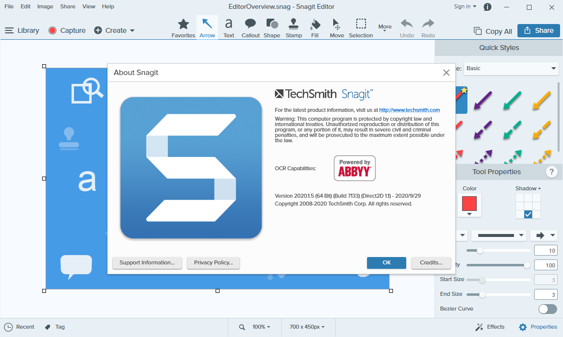 TechSmith SnagIt for Win 2021.4.4 Build 12541 + 破解补丁