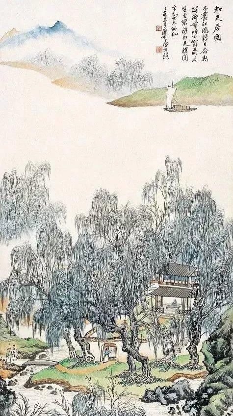 大家$民国竟然有这样一位山水画大家,极为罕见,太美了!