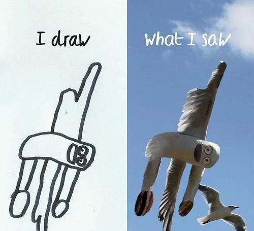 英国|英国爸爸把儿子画的“四不像”PS成现实东西，看着搞笑实则很用心