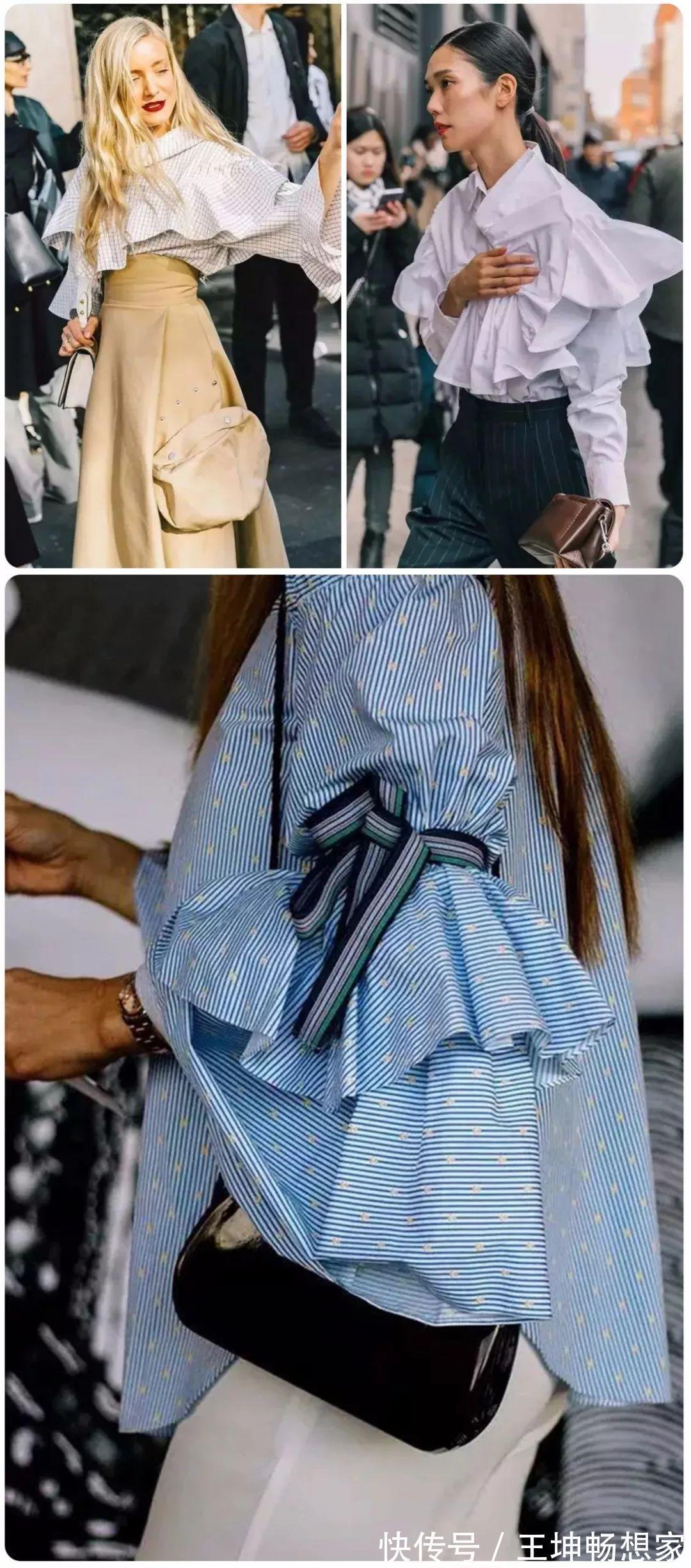 手臂 比起常规款衬衫,这件宽松款可时髦太多了,还是修饰身材的好搭档