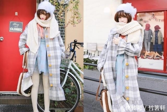 棕色雪地靴|大衣搭配雪地靴,为你造型时尚加分,穿上超温暖好看显腿长!