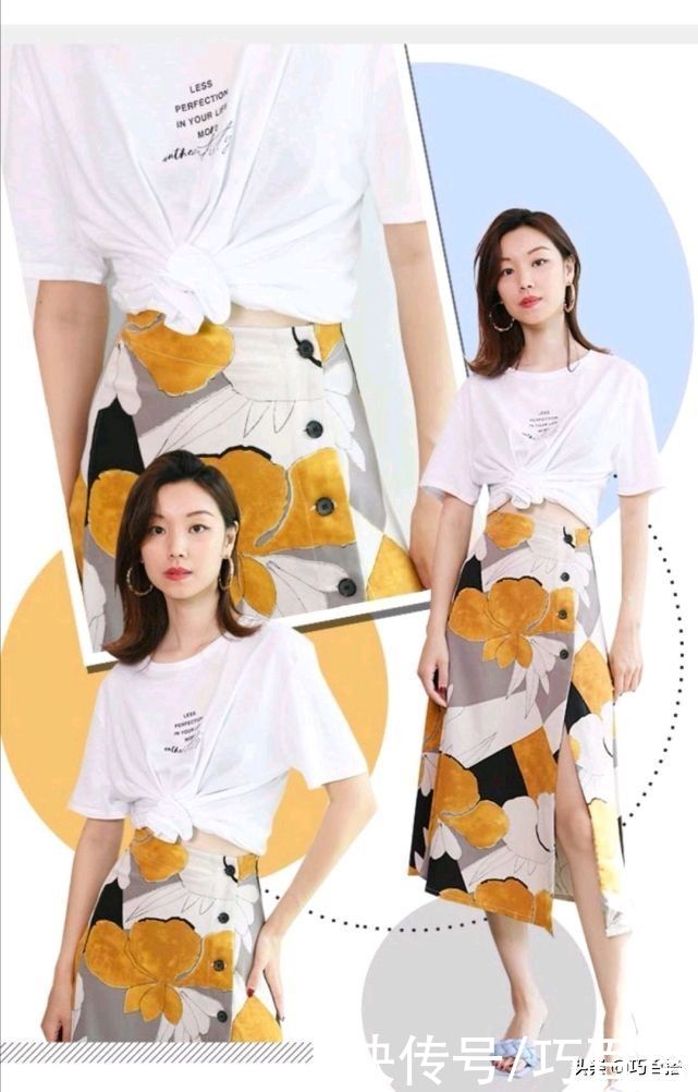 打结|T恤衫的8种神仙打结方式,只要知道4种,你也能一件T恤走夏季