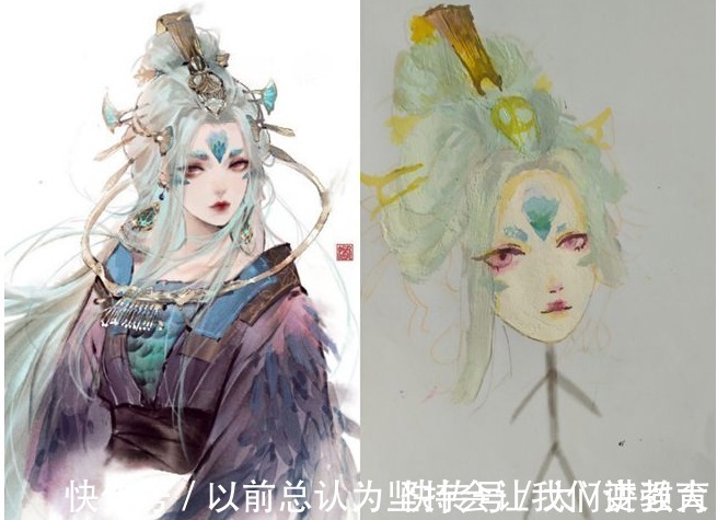 学生&美术生画到一半不耐烦时，画风逐渐变抽象，堪比大型“车祸现场”