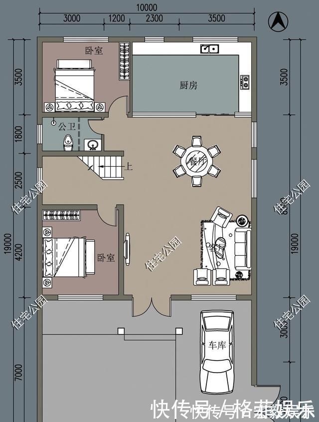 屋顶|回农村给父母盖养老房,20多万就够了,3套图纸你喜欢哪套